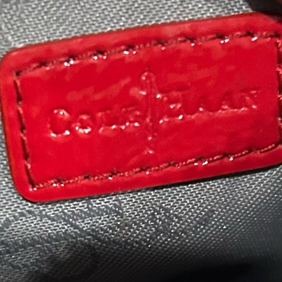 Cole Hann Red Patent Leather Wallet clutch - Picture 6 of 6